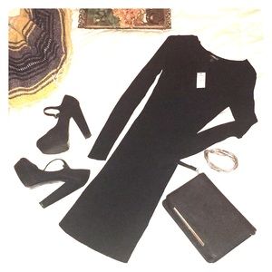Express long sleeve bodycon dress